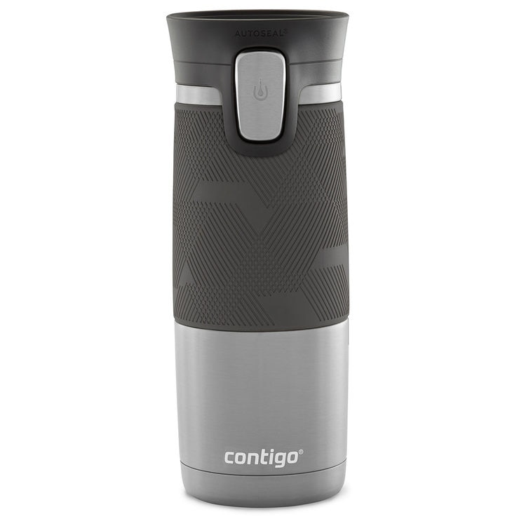 Contigo Autoseal Spillproof Thermal Travel Mugs, 2 Pack in Red & Grey Costco UK