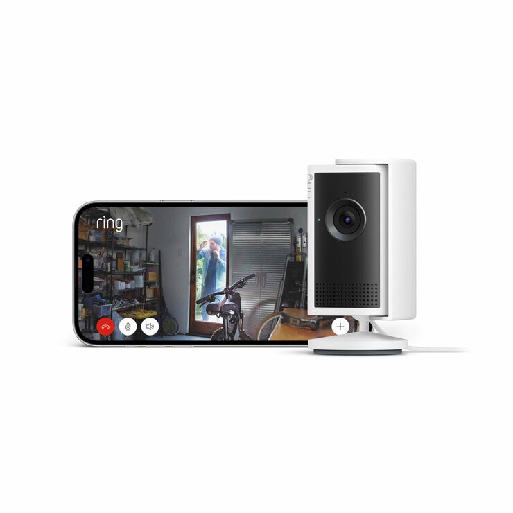 Ring Plug-In Indoor Camera Plus White - 2 Pack
