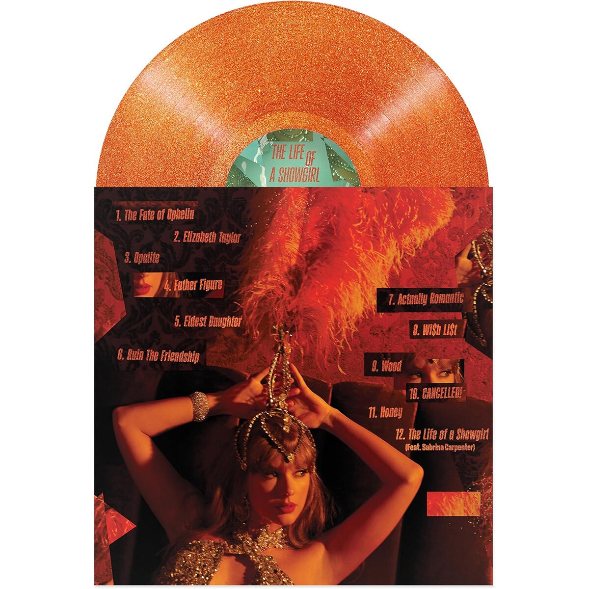 The Life of a Showgirl (Portofino Orange Glitter Vinyl) 2