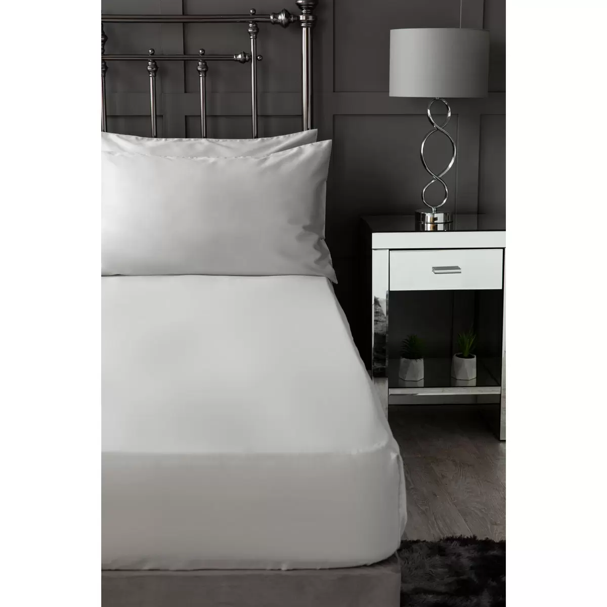 Drap housse en coton Belledorm 600 fils en 4 couleurs - Photo 4/8