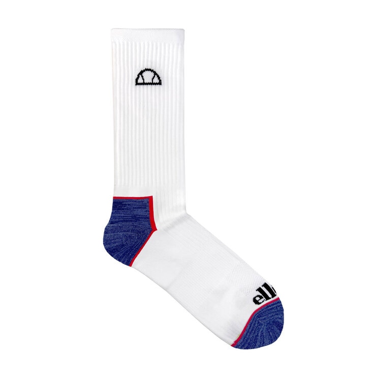 Ellesse Men's Performance Crew Socks 6 Pack in White