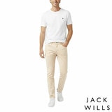 Jack Wills Men's Gabardine Jean in Stone