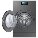 Samsung Series 9 Large Capacity WD18DB8995BZT1 18kg / 11kg Washer Dryer, A Rated in Dark Steel