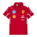 Scuderia Ferrari F1 Team Mens Dark Cherry Polo 2025