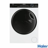 Haier I-Pro Series 5 HWD80-B14959NUUK, 8/6kg Washer Dryer, D Rated in White