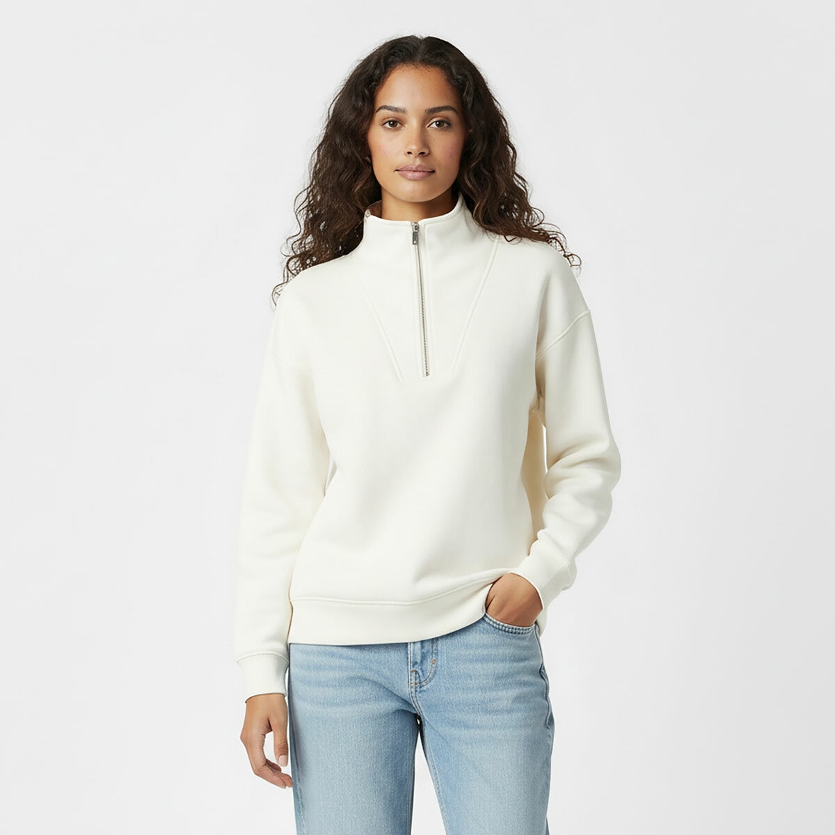 Jack Wills Ladies 1/4 Zip Sweatshirt Jack Wills Ladies 1/4 Zip Sweatshirt