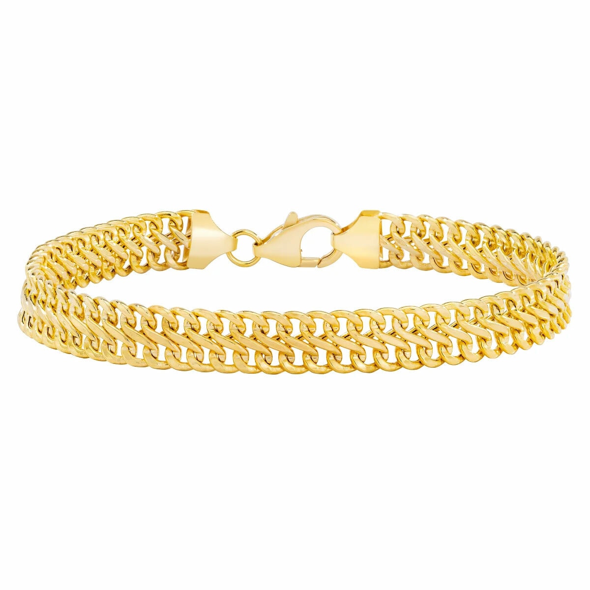 14ct Yellow Gold Infinity Link Bracelet