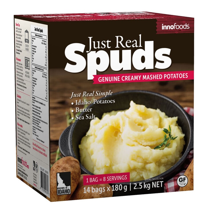 Just Real Spuds Creamy Mashed Potatoes, 14 x 180g Costco UK