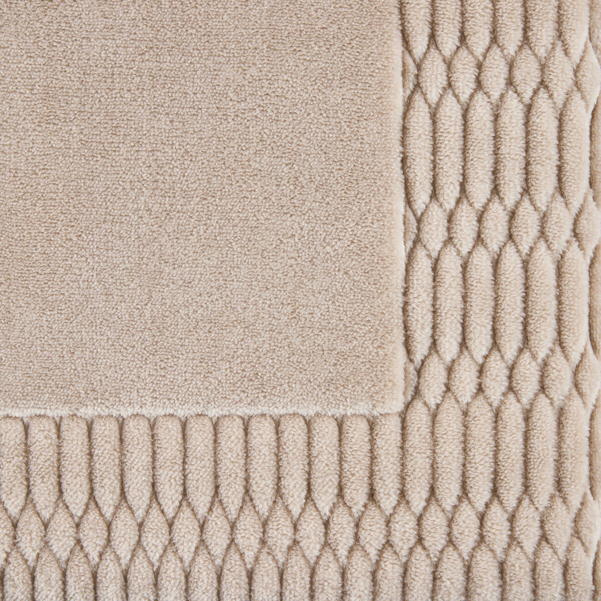 Paramount Memory Foam Plush Bath Mat in Taupe, 60 x 91 cm