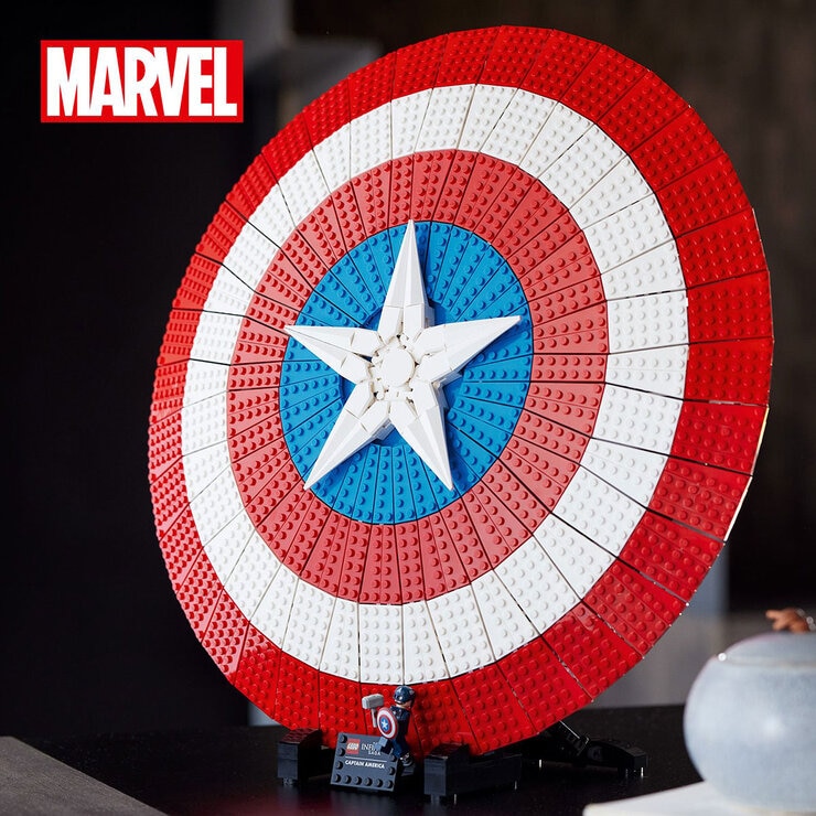 Buy LEGO Marvel Captain America's Shield Overview Image at Costco.co.uk