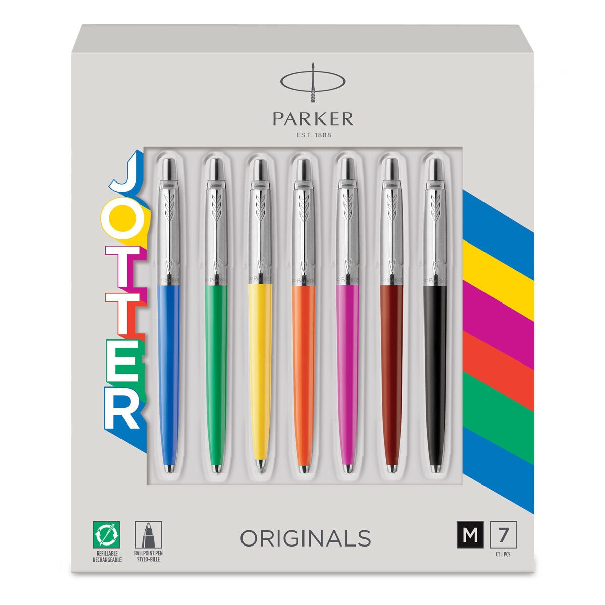 Stylo bille Parker Jotter Original Green CT Medium on