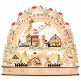 Wooden LED Advent Christmas Calendar With LED Lights Wooden LED Advent Christmas Calendar With LED Lights