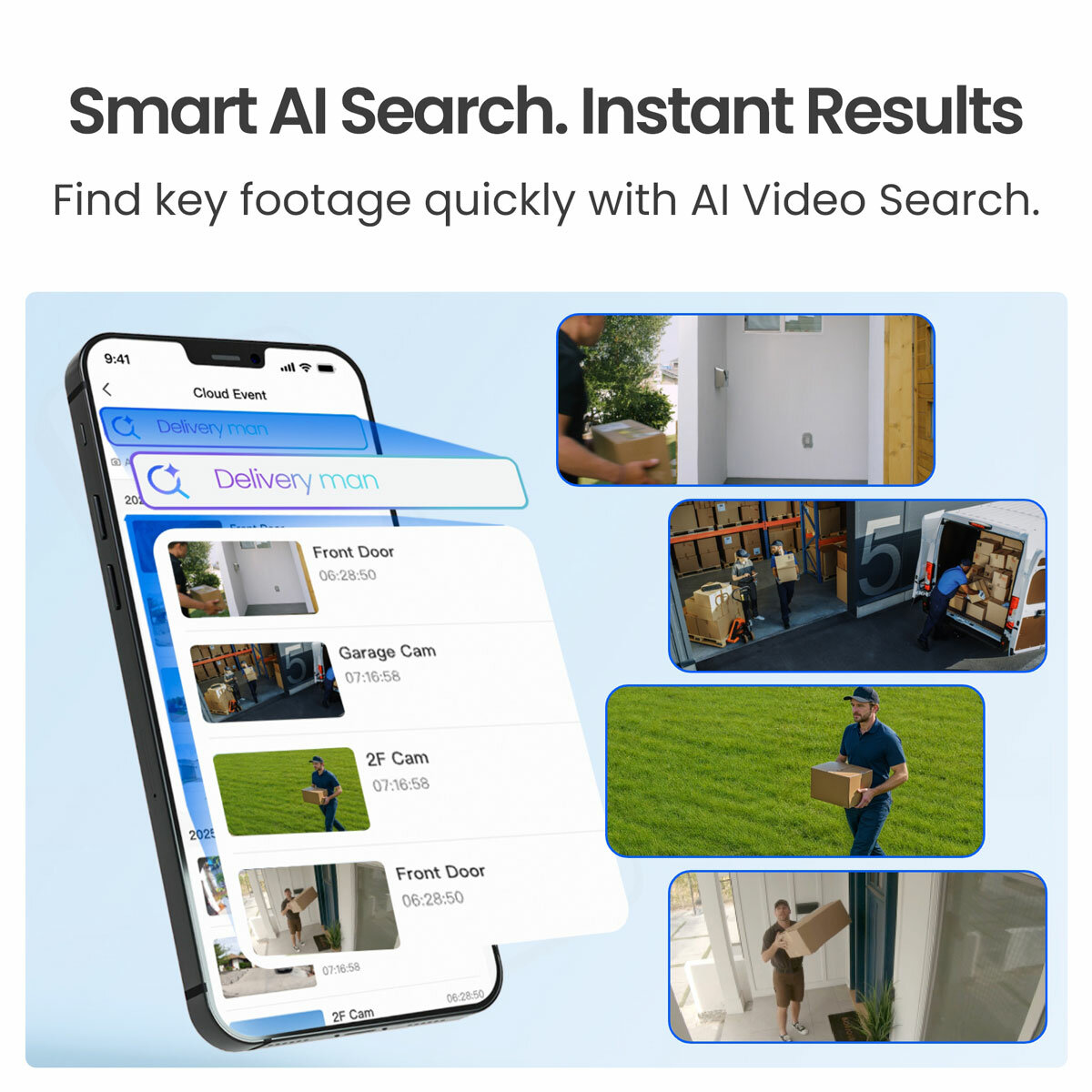 Reolink 4K 180° Battery Wi-Fi Floodlight Security Camera with 64GB SD Card