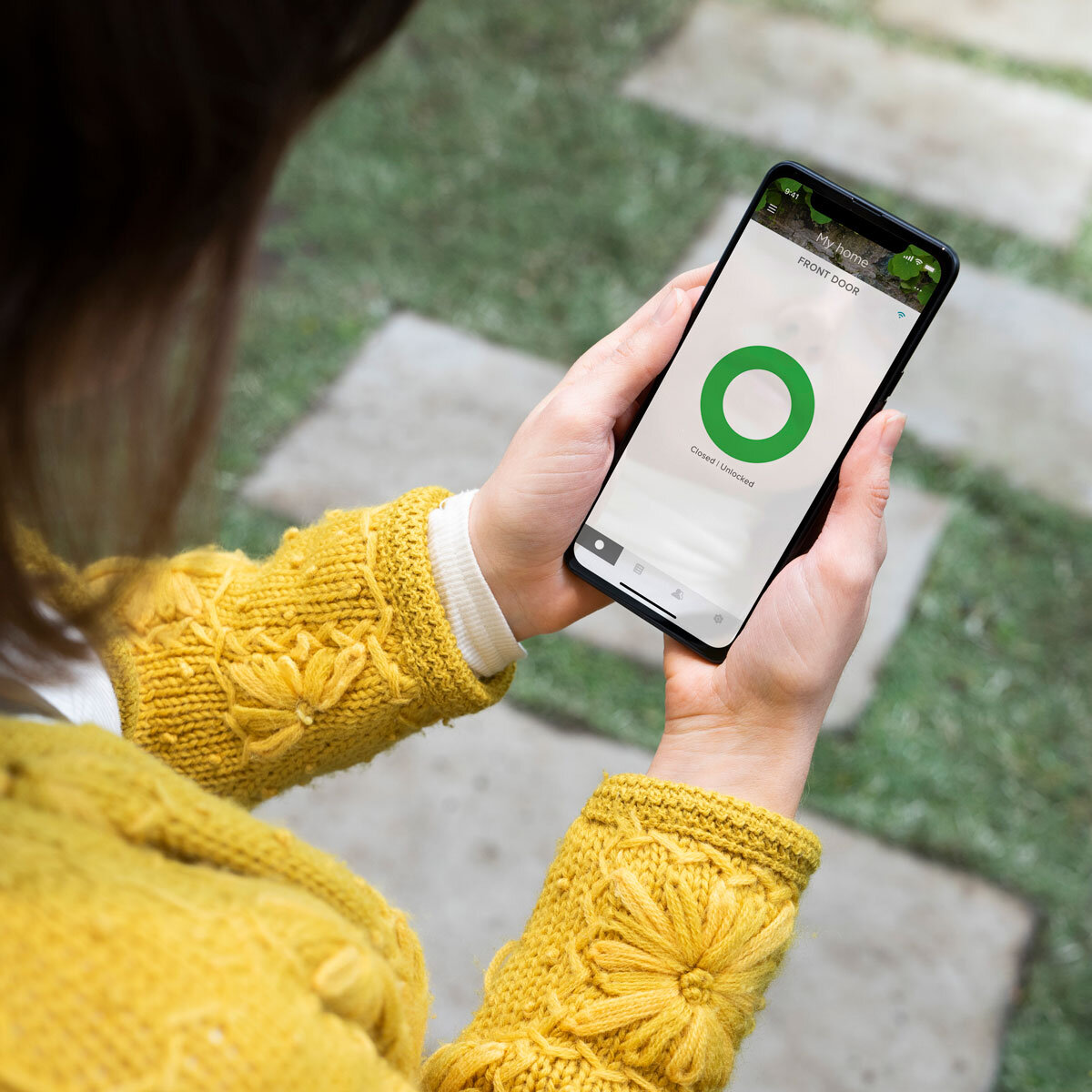 Lifestyle image of smart phone app