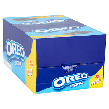 Image to show outer case of box of oreo snack pack
