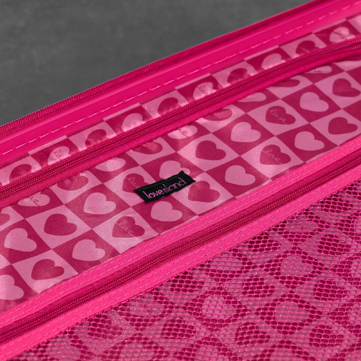 ROCK Love Island Large Suitcase Pink
