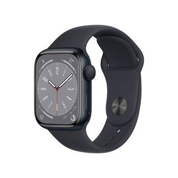 Apple Watch Series 8 GPS, 41mm Aluminium Case with Sport Band