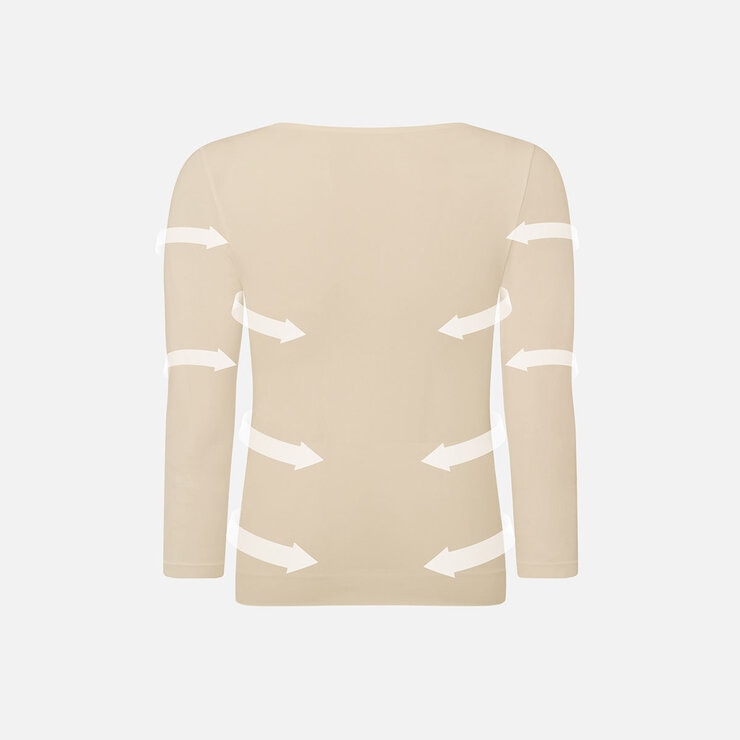 EvenLina long-sleeved shaping compression T-shirt