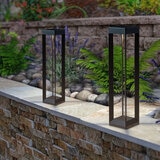 Prismax Solutions Solar Pathway Bollard Light 2 Pack