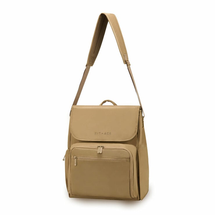KIT + ACE Diaper Bag with Stroller Organizer in Tan KIT + ACE Diaper Bag with Stroller Organizer in Tan