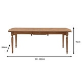 Gallery Highgrove Extending Dining Table, Seats 6-8