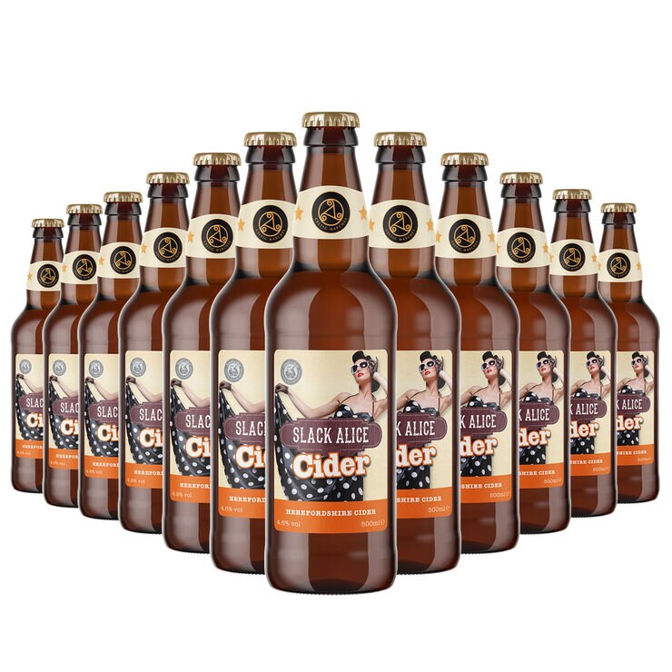 Celtic Marches Slack Alice Cider, 12 x 500ml Costco UK