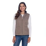 Weatherproof Ladies Quilted Plush Lined Vest