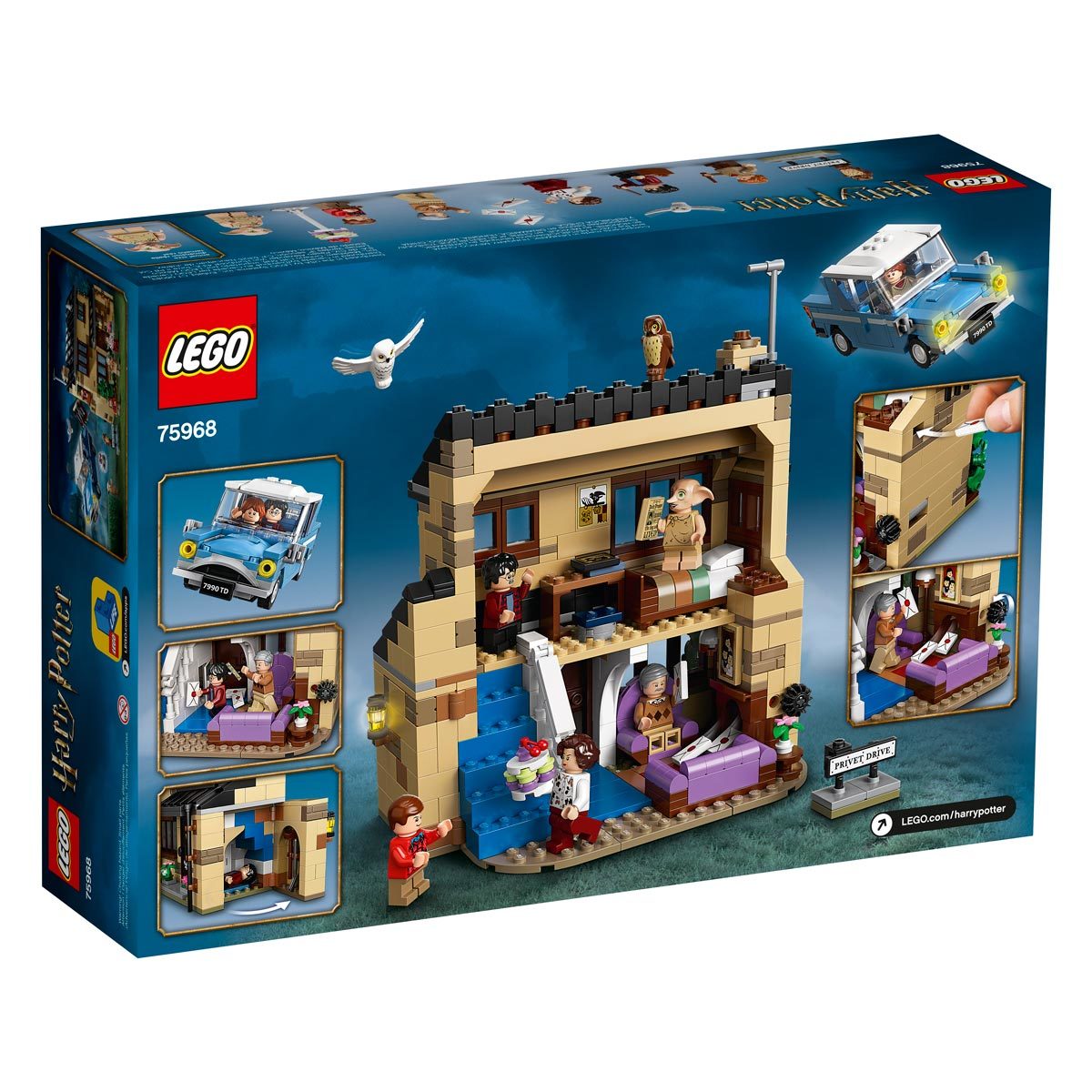 LEGO Harry Potter 4 Privet Drive House - Model 75968 (8+ Years)