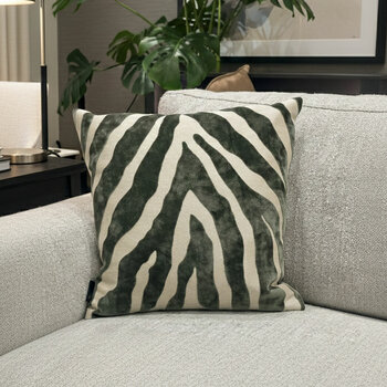 Paul Moneypenny Zebedeedodah Feather Fill Cushion in 2 Colours, 43 x 43 cm
