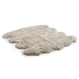 Bowron Longwool 100% Sheepskin Octo Rug, Stone Bowron Longwool 100% Sheepskin Octo Rug, Stone