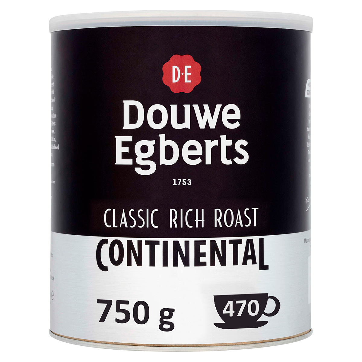Douwe Egberts Continental Rich Roast tin