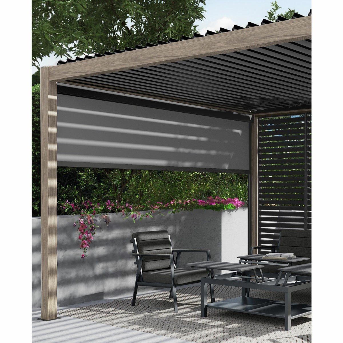 Pavillo Teak 11.5ft x 11.5ft Pergola (3.5m x 3.5m) Pavillo Teak 11.5ft x 11.5ft Pergola (3.5m x 3.5m)