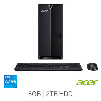 Acer TC-1660, Intel Core i5, 8GB RAM, 2TB HDD, Desktop PC, DT.BGVEK.00E