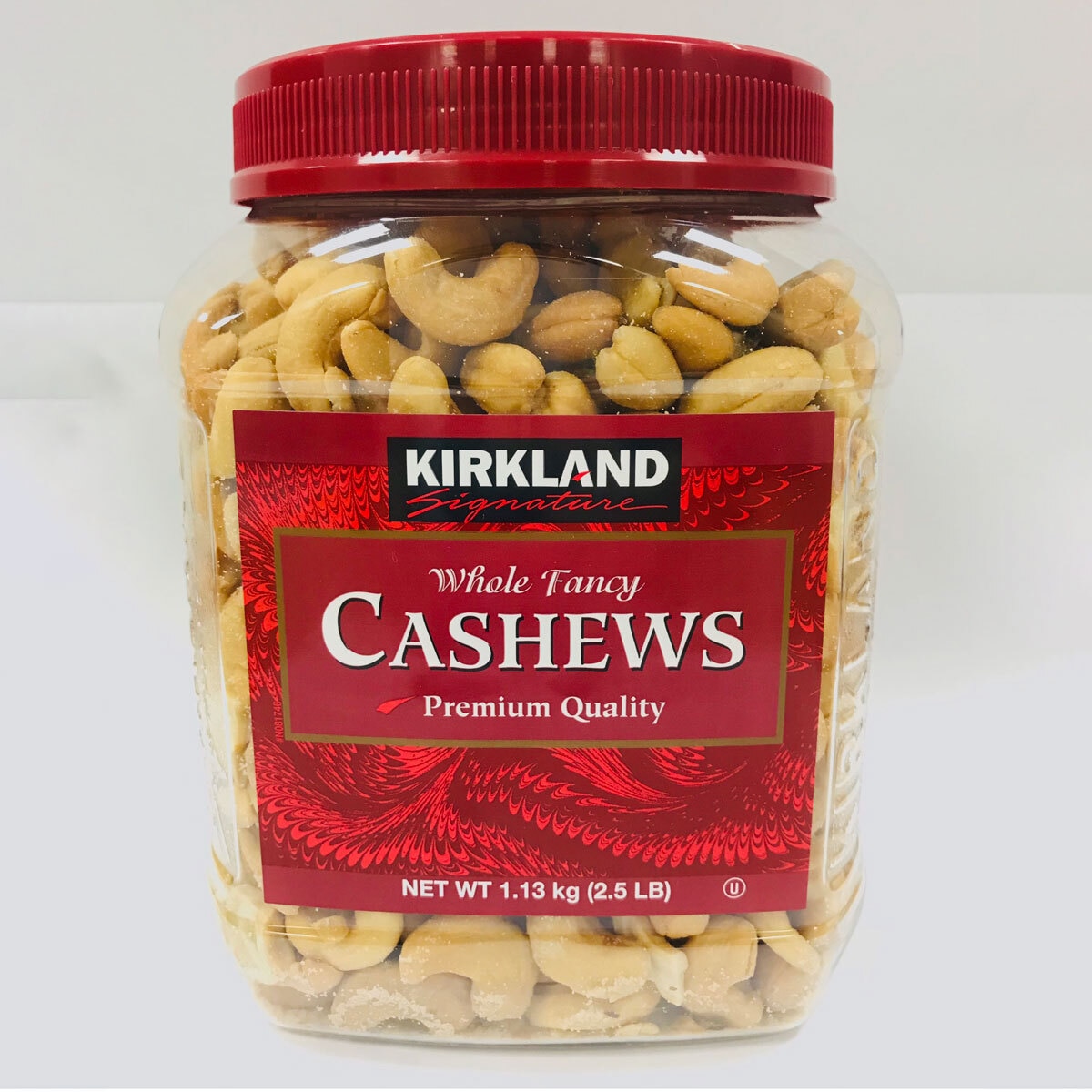 Kirkland Signature Whole Fancy Salted Cashews 1.13kg