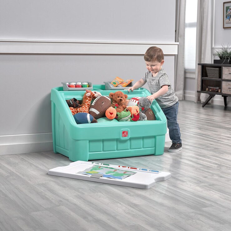 Step2 Toy Box & Art Lid Mint (2+ Years) Costco UK