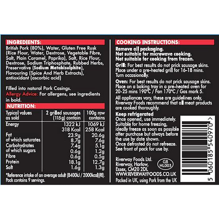 Nutritional Information