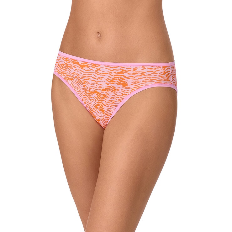 Room Service Ladies Printed Brief 5 Pack in Black Floral
