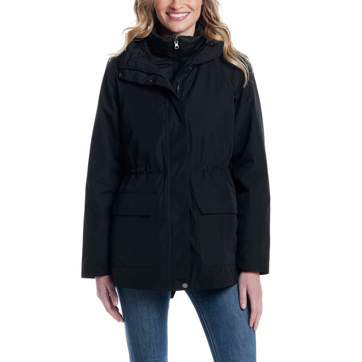 Weatherproof Women's 3 in 1 Systems Jacket in Black