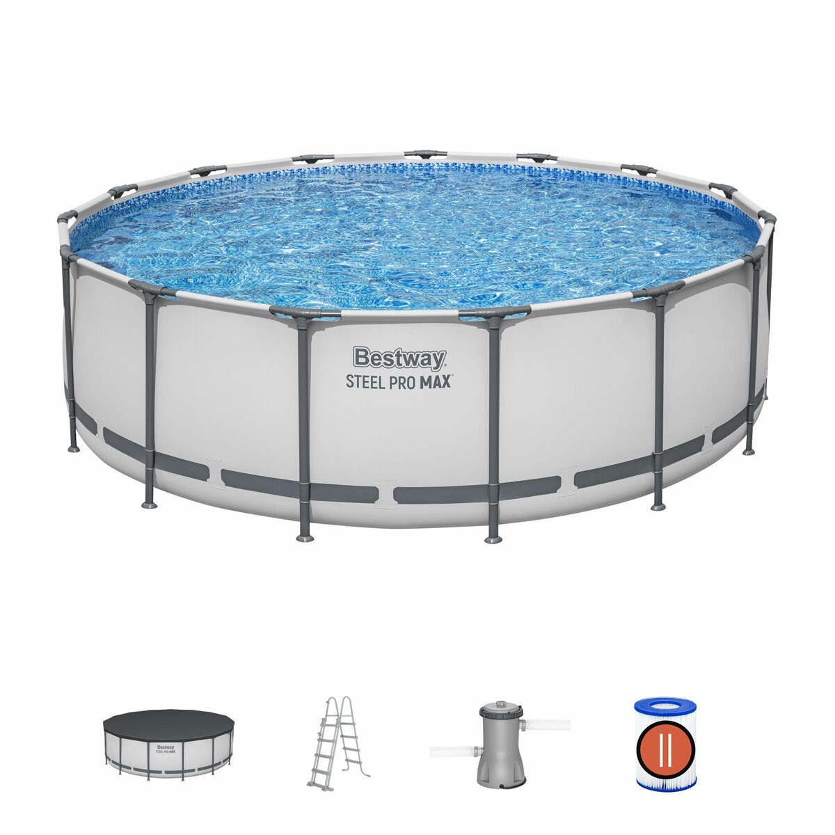 15ft x 48" Steel Pro Frame Pool Set 15ft x 48" Steel Pro Frame Pool Set