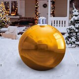 5ft Shiny Golden Inflatable ornament