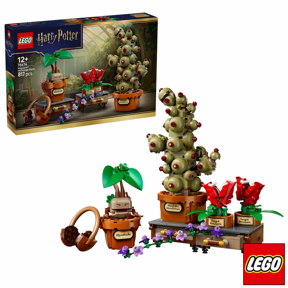 LEGO Harry Potter Hogwarts Herbology Plants - Model 76474 (12+ Years) LEGO Harry Potter Hogwarts Herbology Plants - Model 76474 (12+ Years)