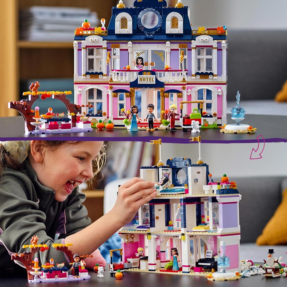 Buy LEGO Friends Heartlake City Grand Hotel Lifestyle Image at costco.co.uk