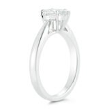 1.0ct Pear Cut Diamond Solitaire Ring, Platinum