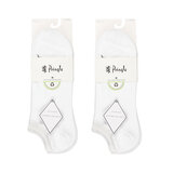 Pringle Men's 2 x 3 Pack Trainer Socks in White, Size 7-11