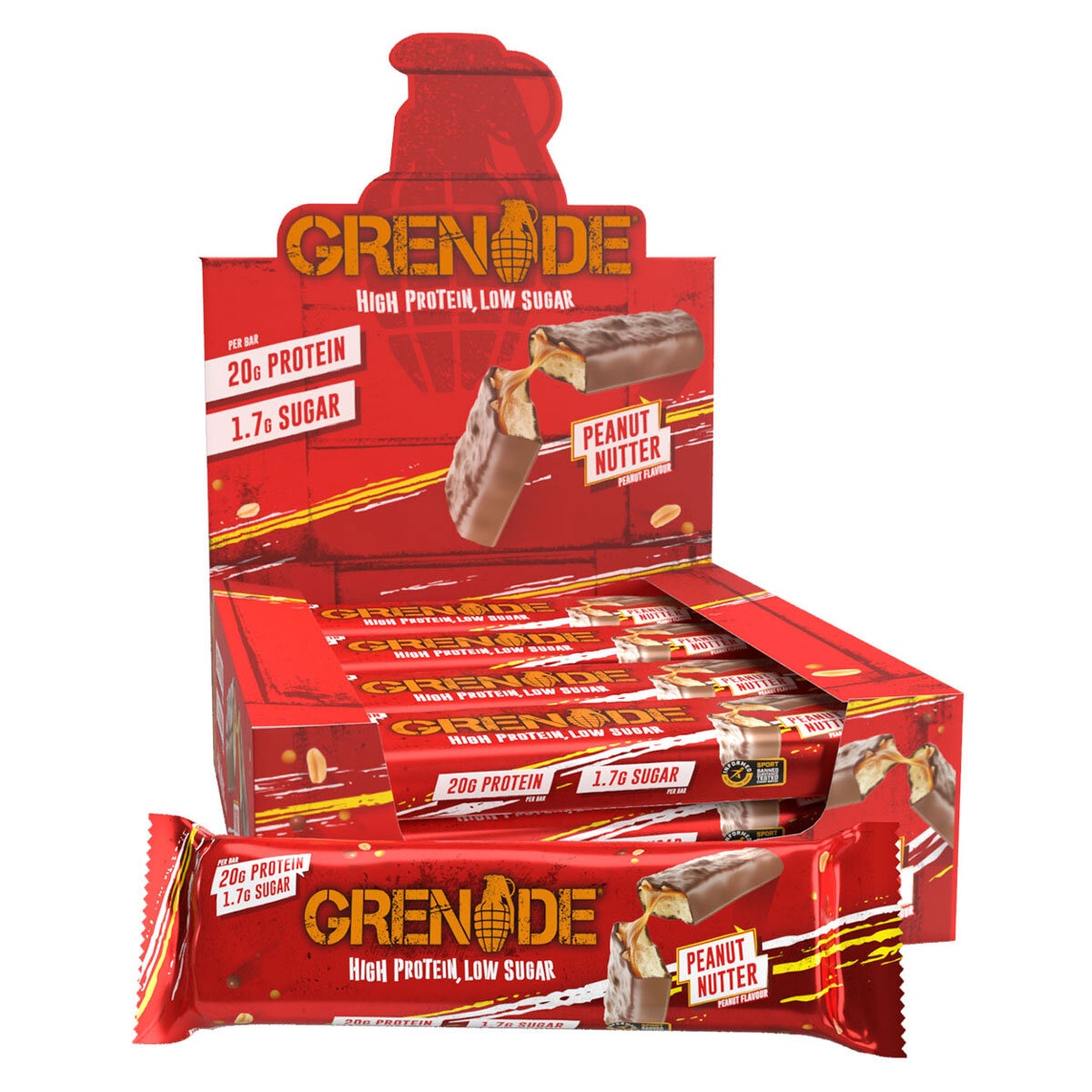 Grenade Carb Killa Peanut Nutter, 12 x 60g