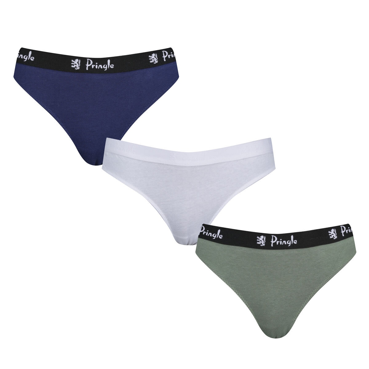 Pringle Ladies Brief, 2 x 3 Pack in 2 Colours and 3 Sizes