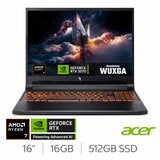 Acer Nitro, AMD Ryzen 7, 16GB RAM, 512GB SSD, NVIDIA GeForce RTX 5070, 16 Inch Gaming Laptop