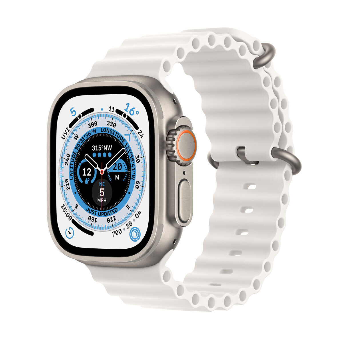 Apple Watch Ultra 2/49mm/Titan/Sport Band/Blue MREP3CS/A, Smart Watch