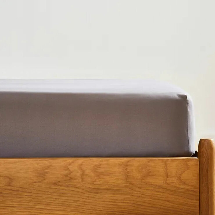 Hotel Signature 300 Thread Count Grey Fitted Sheets 2 Pack, Super King
