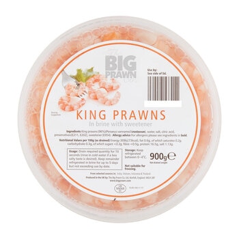 Big Prawn Co. King Prawns in Brine, 900g
